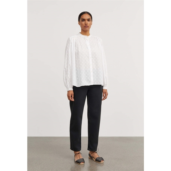 Skall Studio Rita Skjorte, Optic White 